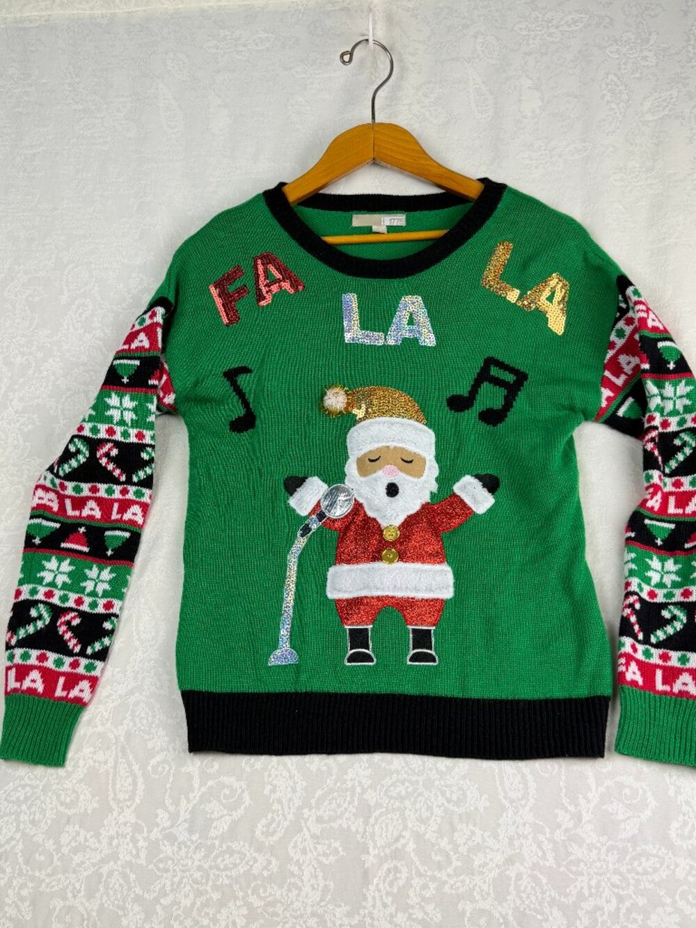 1776 Christmas Ugly Sweater – Size Small Festive and fun 1776 Christmas sweater